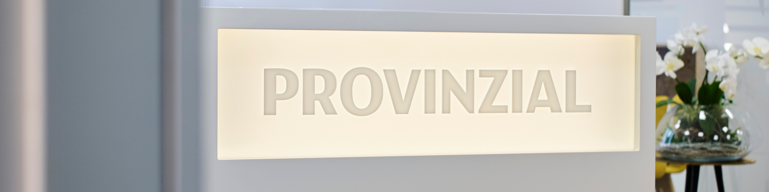 Logo des Provinzial Konzerns im Anschnitt 
